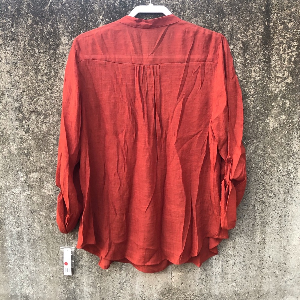 NWT Zac & Rachel Lightweight Camp Blouse - Picture 11 of 12
